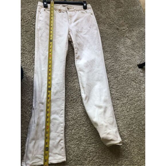 Michael Kors Women’s White Straight Leg Jeans Size 4 - Picture 5 of 7